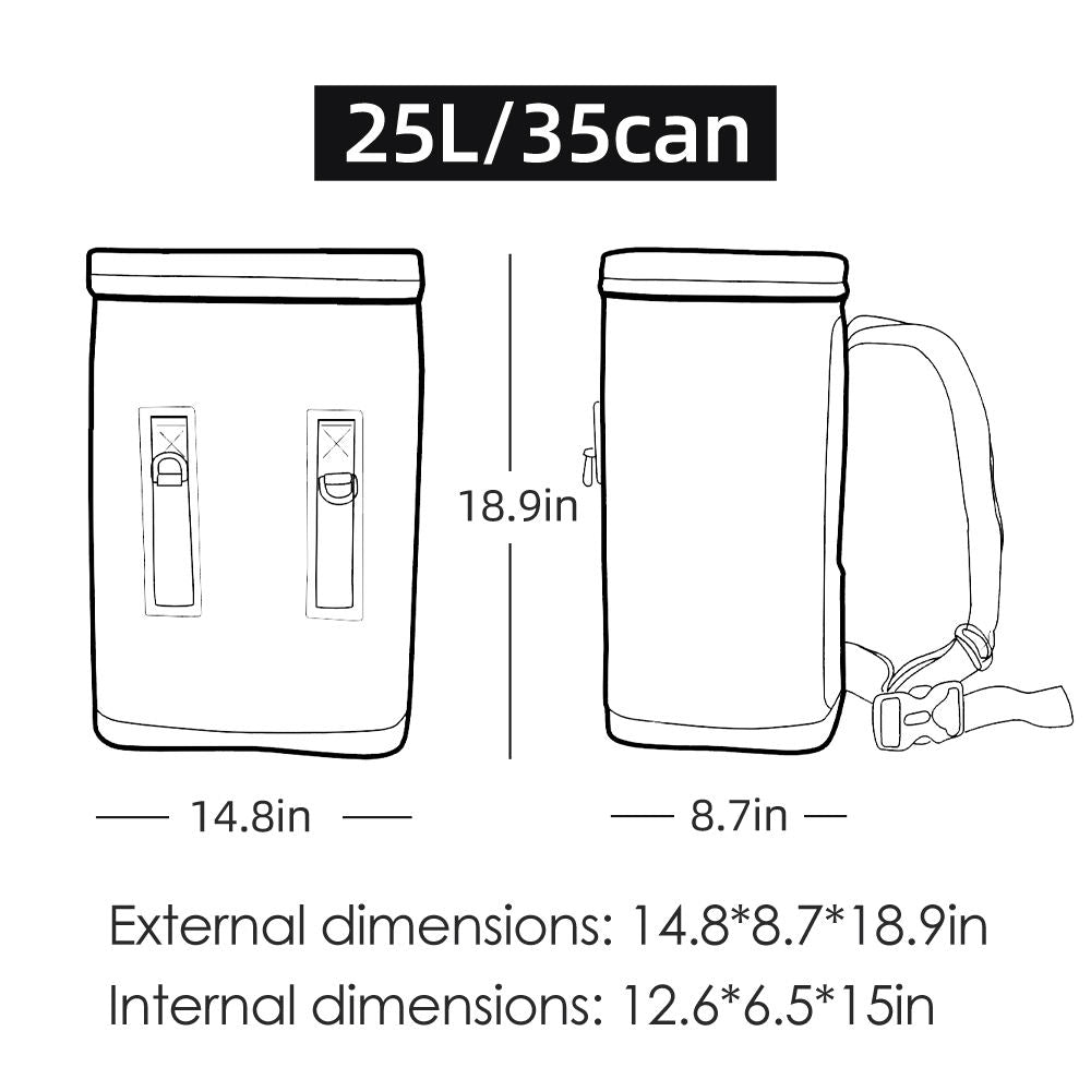 V25 BACKPACK SOFT COOLER