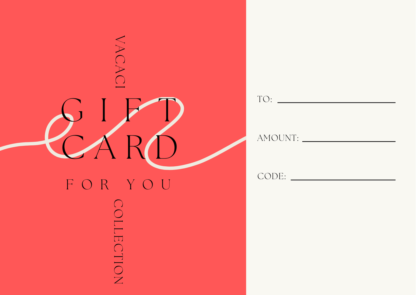 Vacaci Collection Gift Card